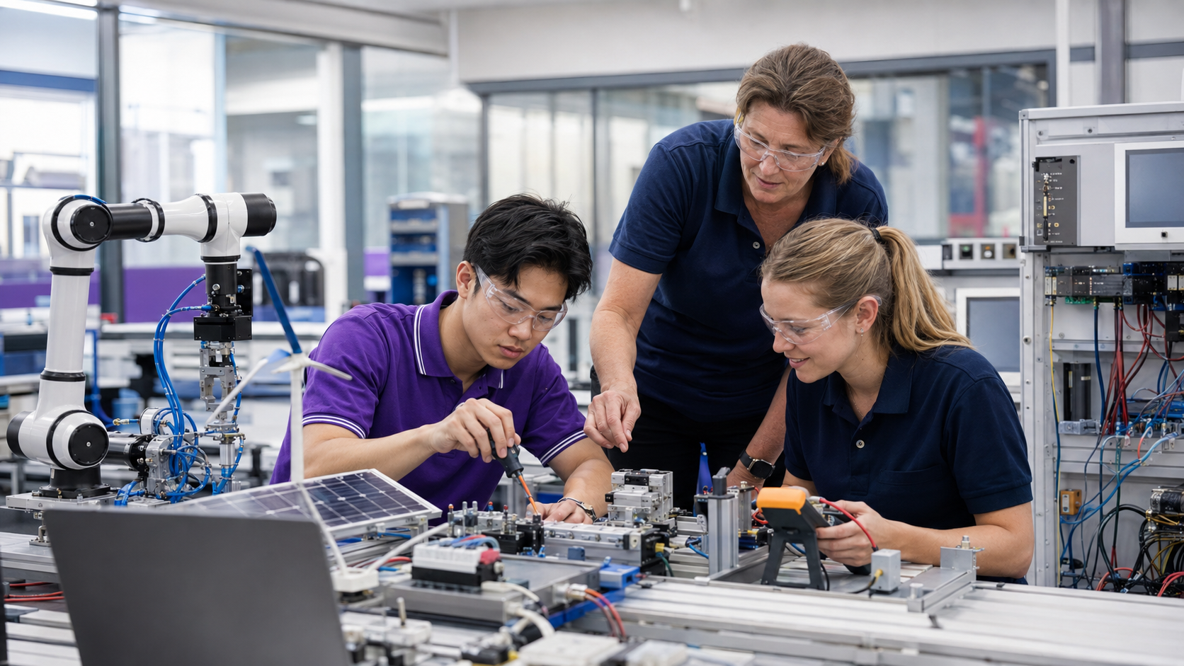 image Sinh viên làm việc cùng mentor tại doanh nghiệp